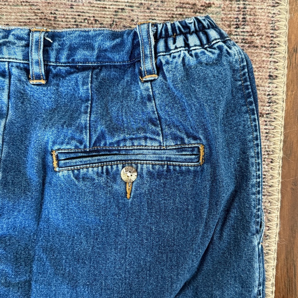 Eddie Bauer Vintage Blue Denim Jean Skirt - Picture 3 of 4